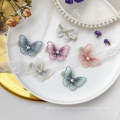 Korean Colored Hair Accessories Hair Clips Accessory Cute Pearl Butterfly Hair Clips For Girls